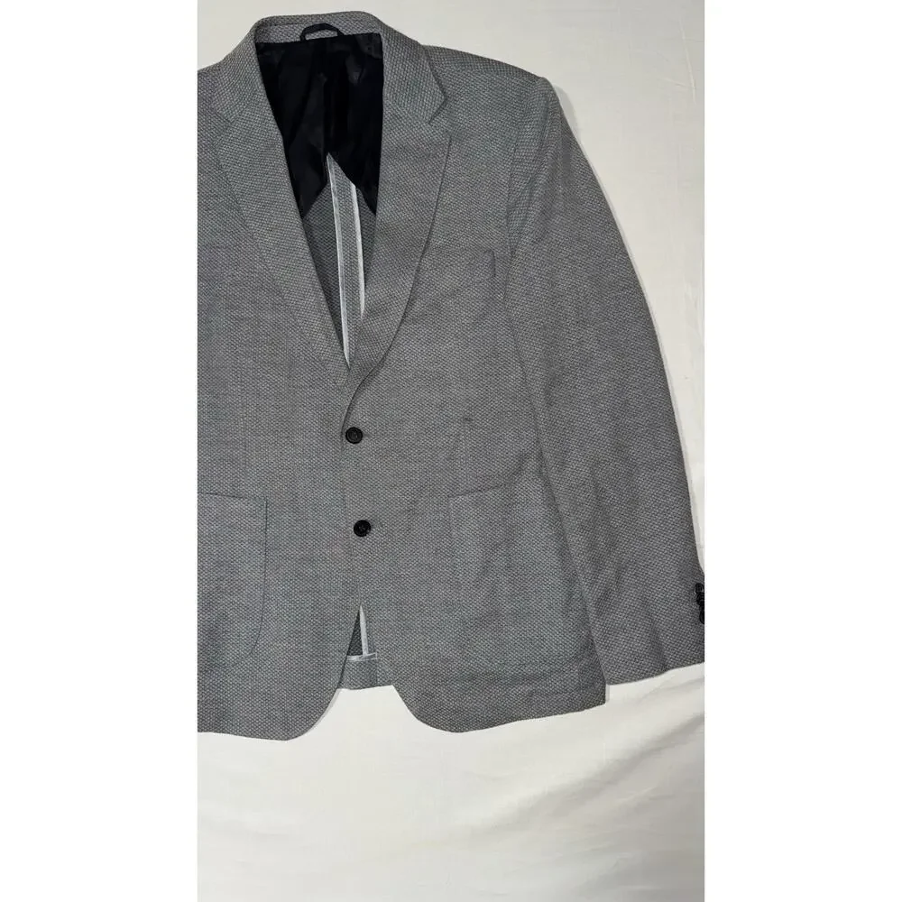 Rodd & Gunn - Haldon Jacket/Sport Blazer Wool Grey Men’s Size XL Woven in Italy